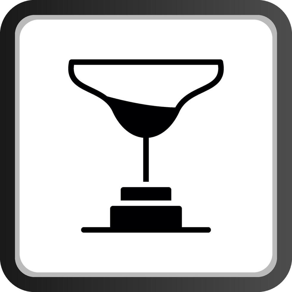 design de ícone criativo de martini vetor