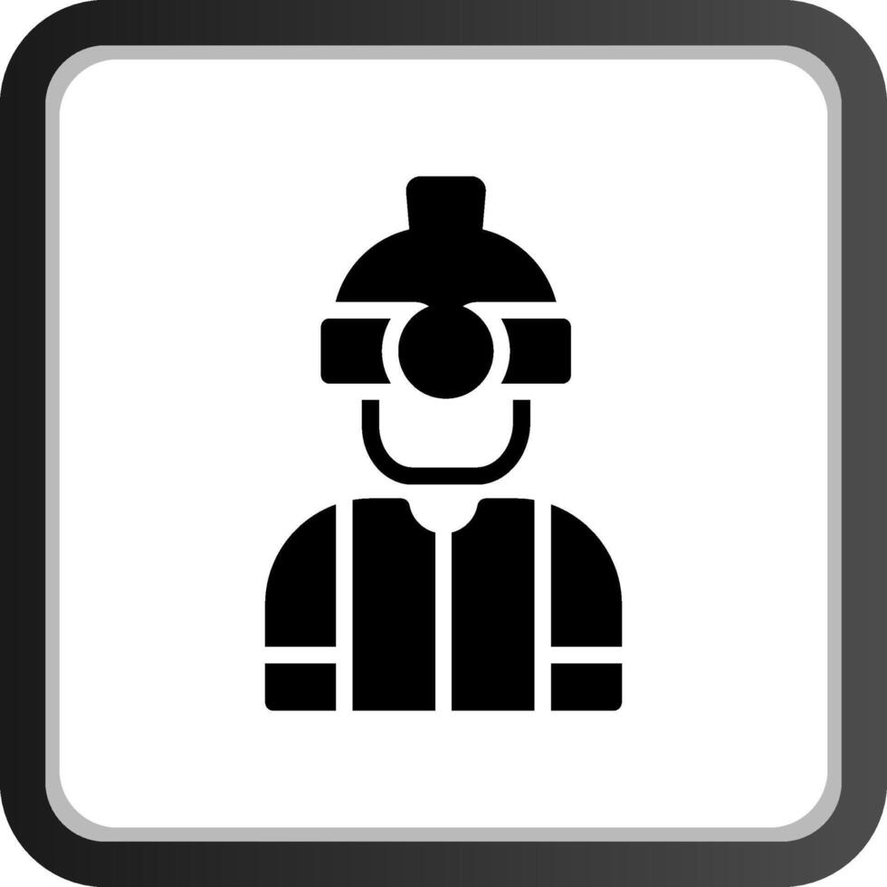 design de ícone criativo de trabalhador vetor