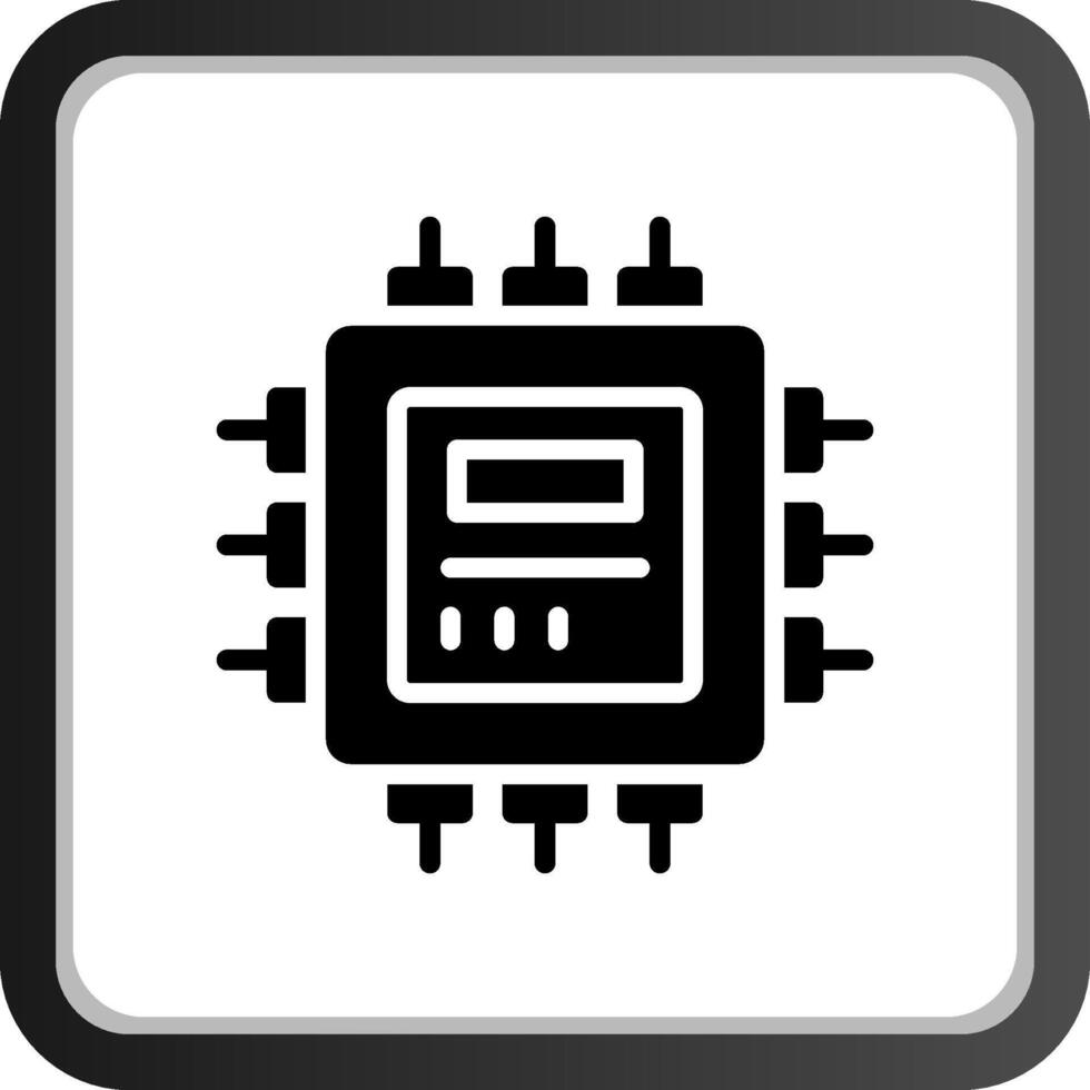 design de ícone criativo da CPU vetor