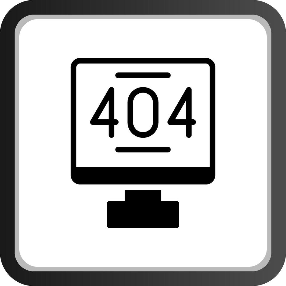 erro 404 criativo ícone Projeto vetor