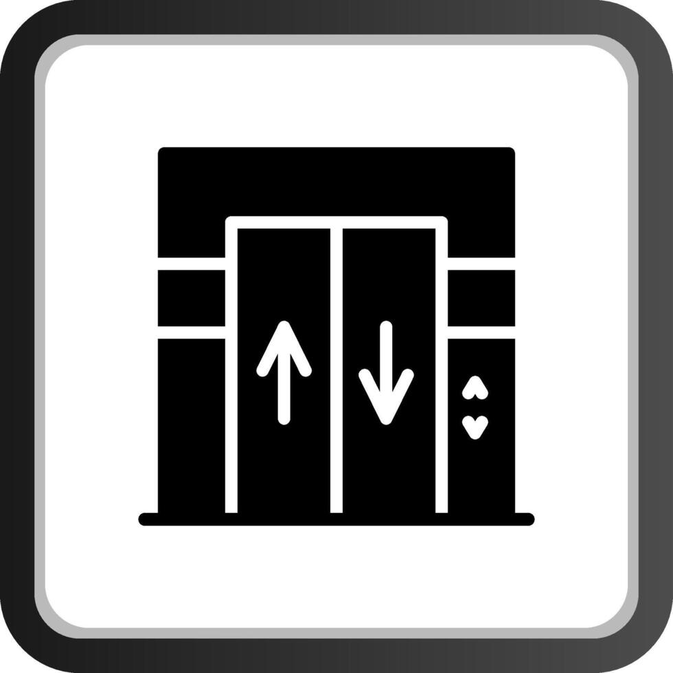 design de ícone criativo de elevador vetor
