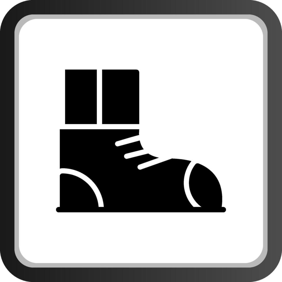 design de ícone criativo de botas vetor