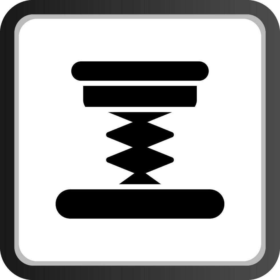 design de ícone criativo de elevador de tesoura vetor
