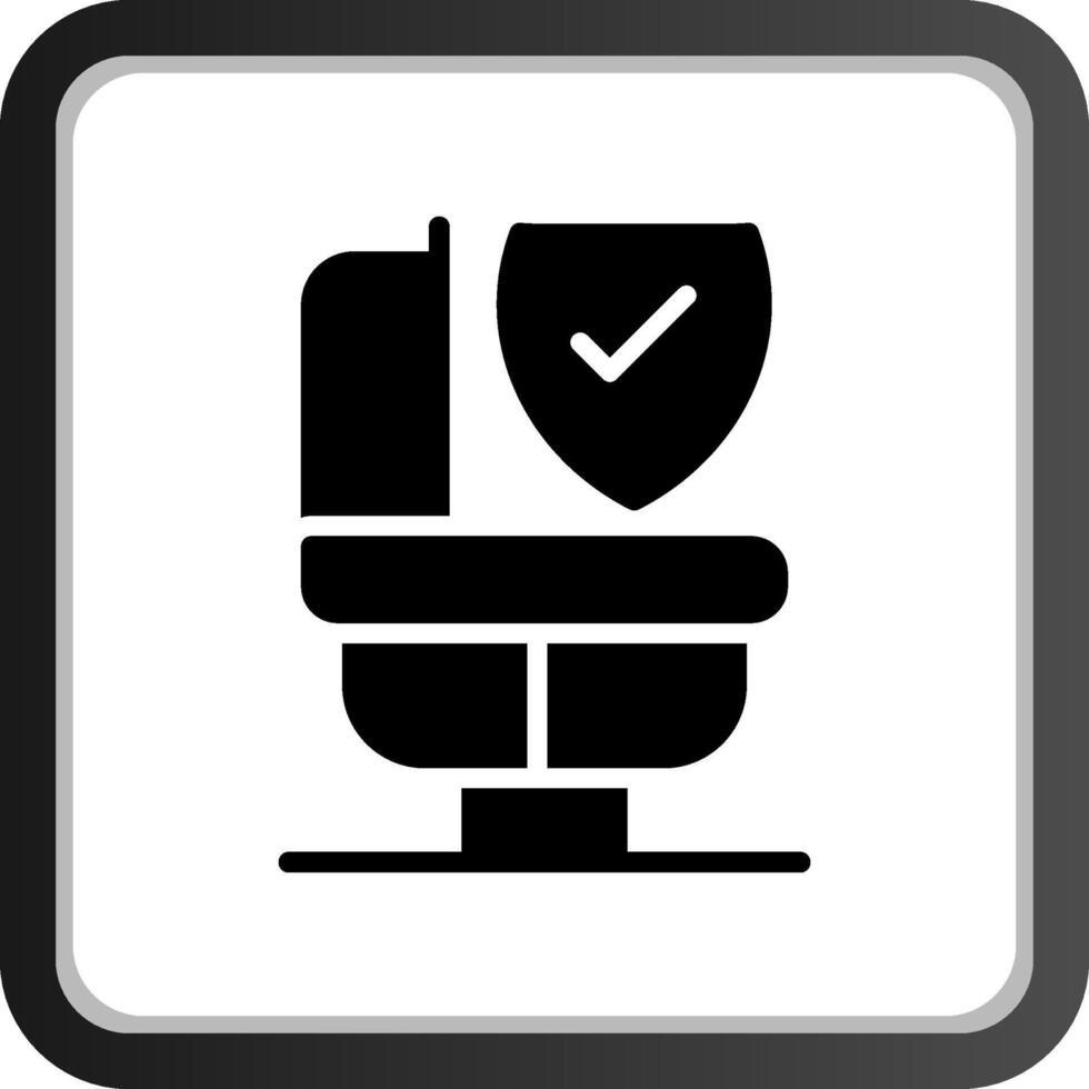 banheiro segurança criativo ícone Projeto vetor