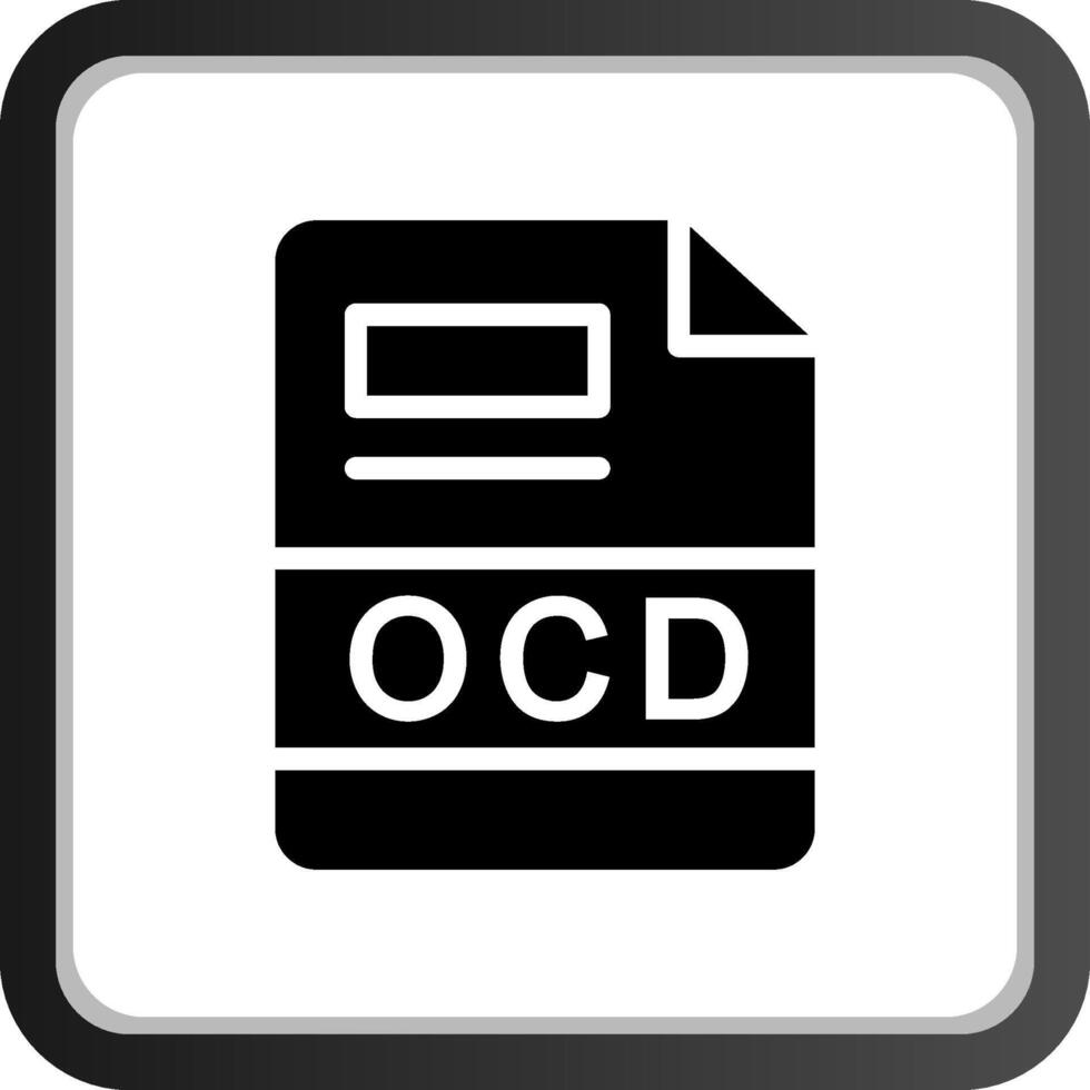 ocd criativo ícone Projeto vetor