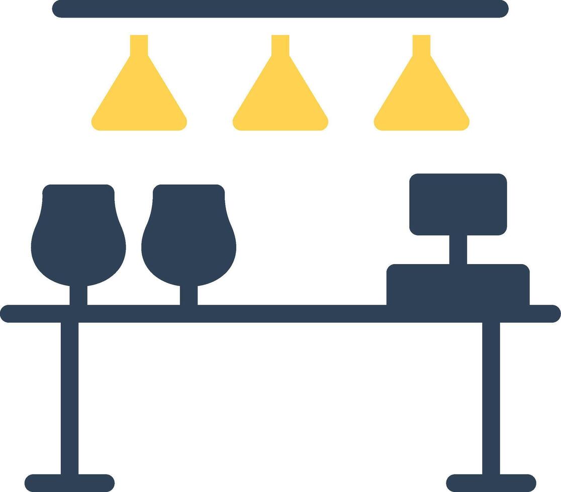 design de ícone criativo de contador de barras vetor