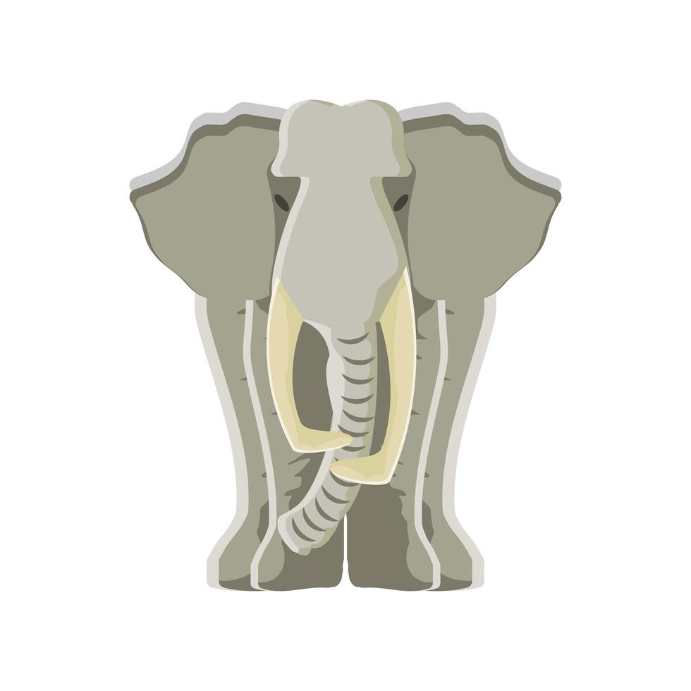 ícone de animal elefante vetor