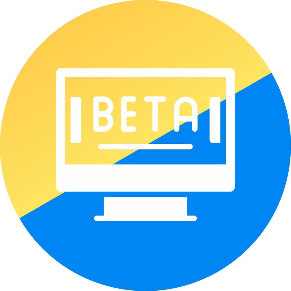 beta criativo ícone Projeto vetor