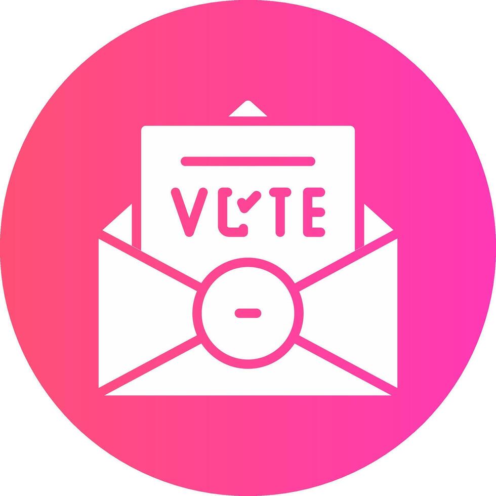 votar design de ícone criativo vetor