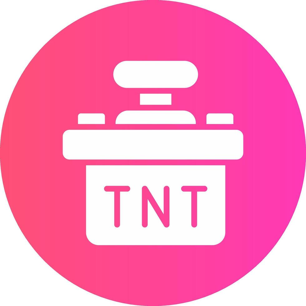 design de ícone criativo tnt vetor