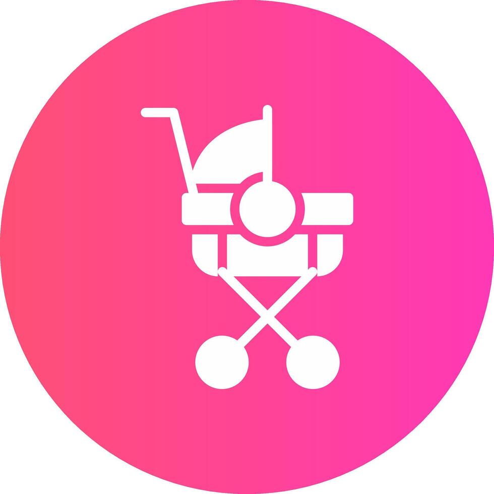 carrinho de criança criativo ícone Projeto vetor