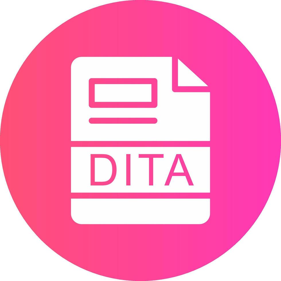 dita criativo ícone Projeto vetor