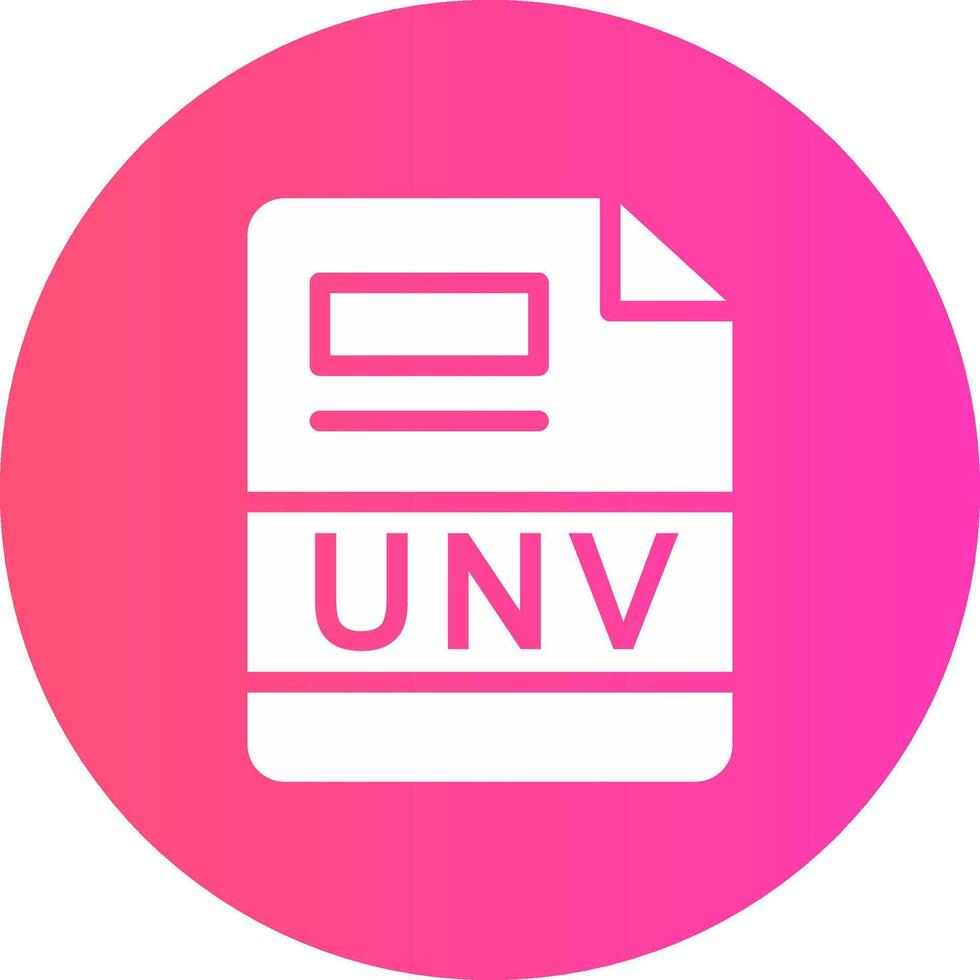 unv criativo ícone Projeto vetor