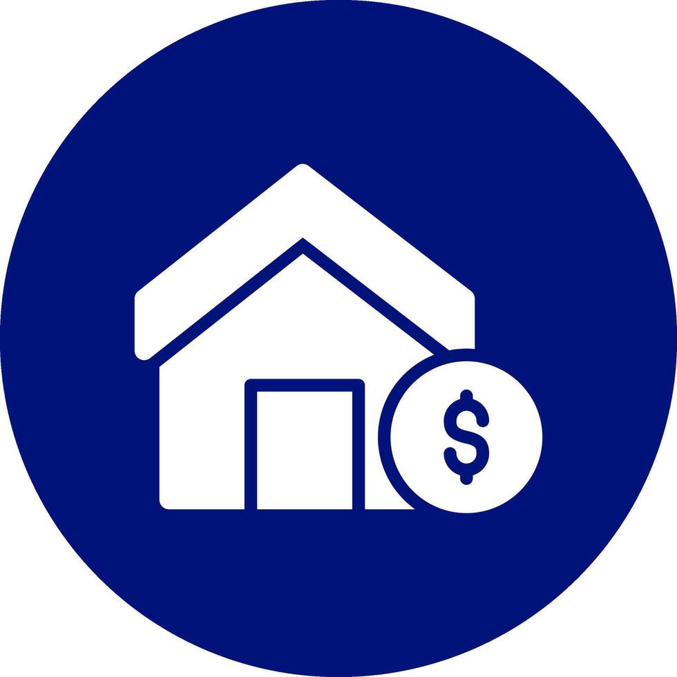 design de ícone criativo de venda de casa vetor