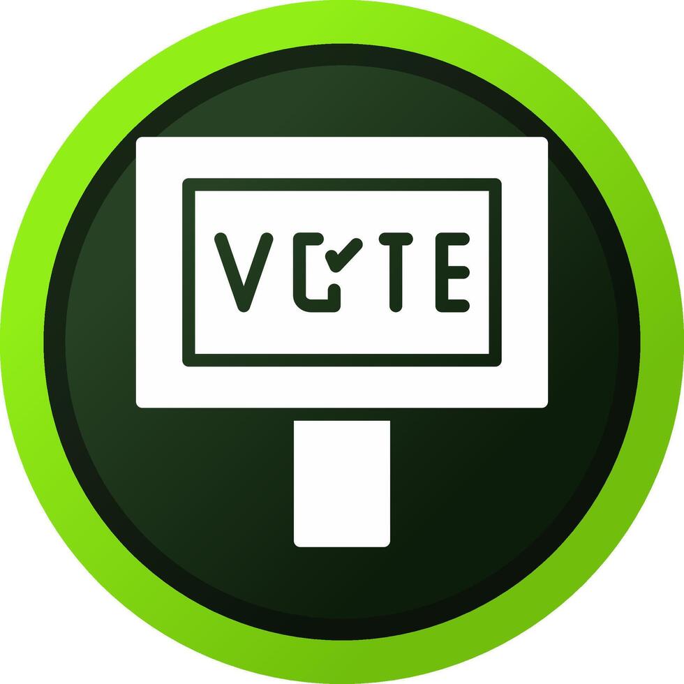 votar design de ícone criativo vetor