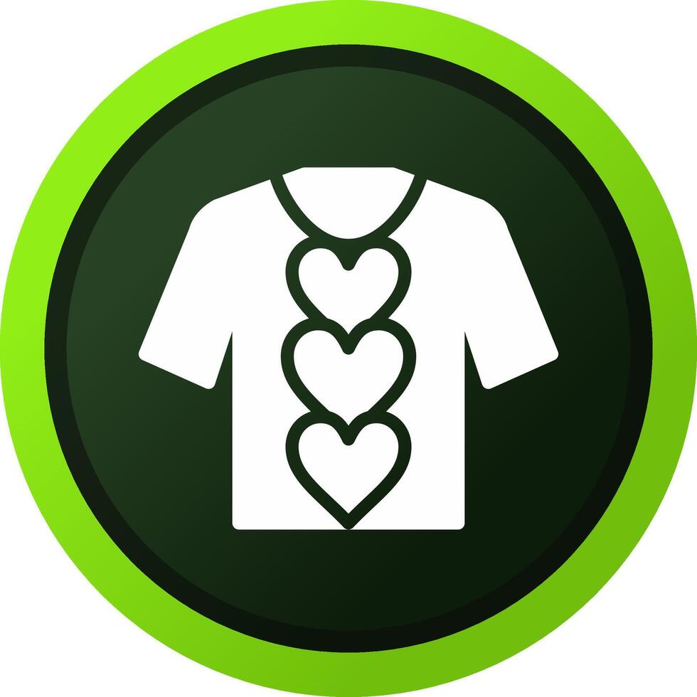 design de ícone criativo de camisa vetor