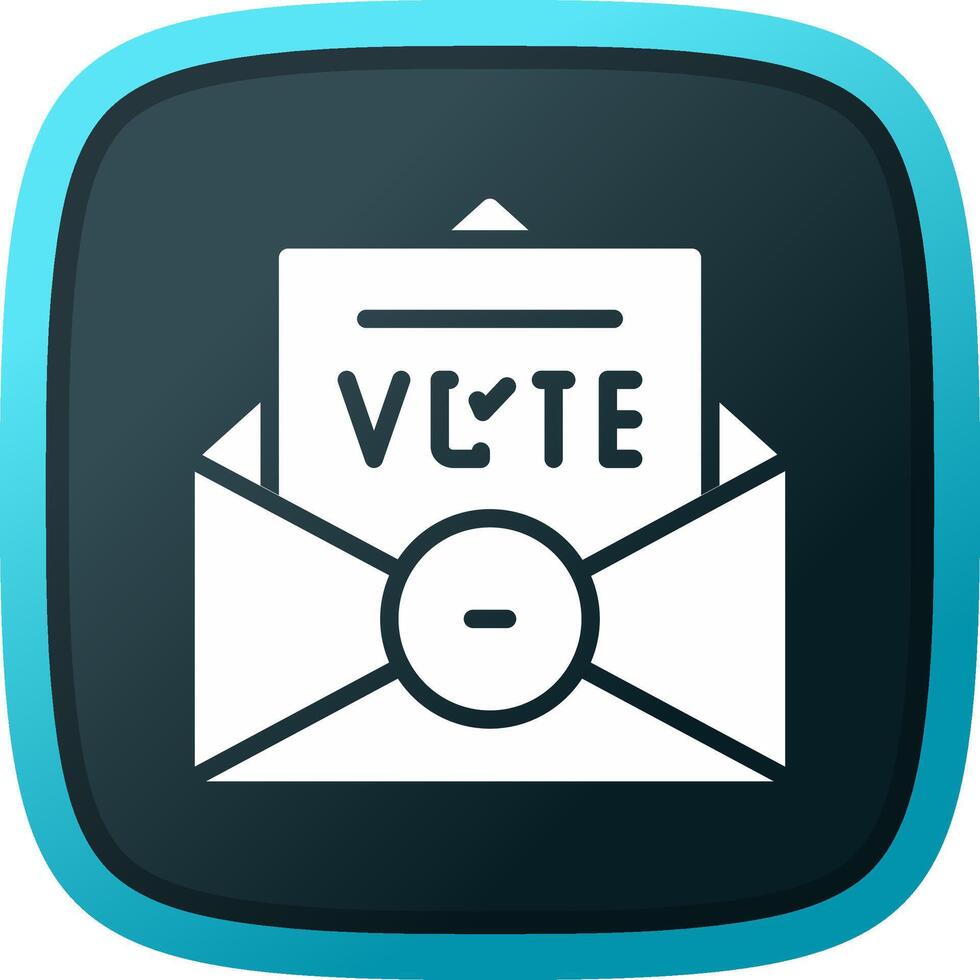 votar design de ícone criativo vetor