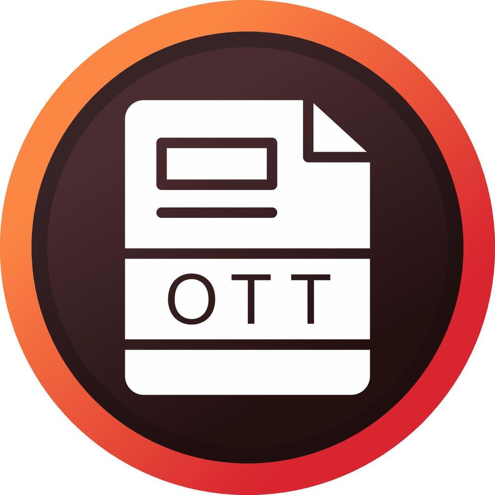 ott criativo ícone Projeto vetor