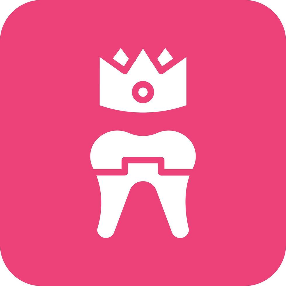 dental coroa vetor ícone