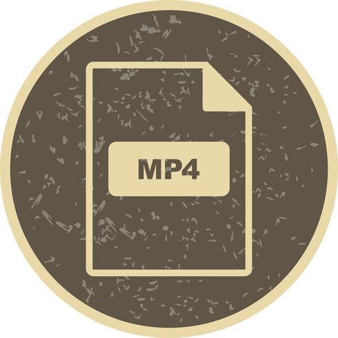 Ícone de vetor MP4
