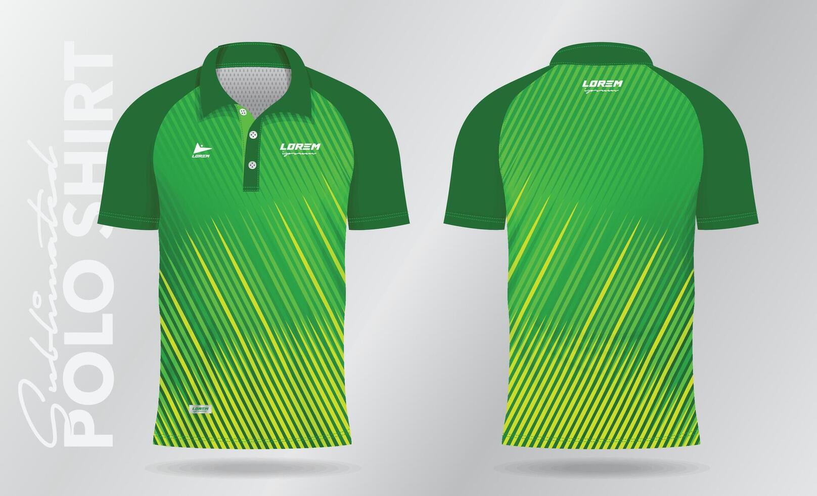 verde fundo padronizar para pólo camisa e jérsei uniforme brincar vetor