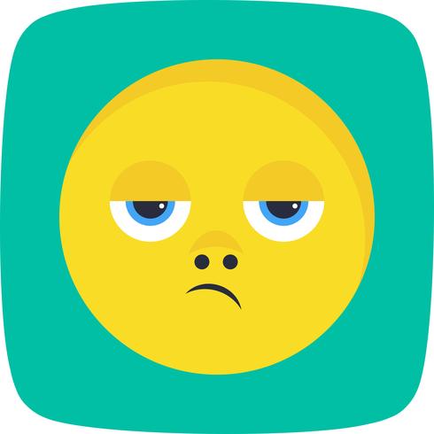 Ícone de vetor de emoji desapontado