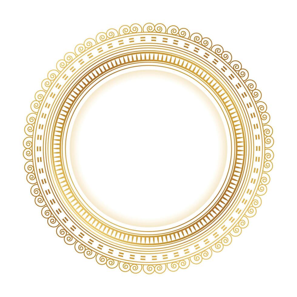 dourado renda quadro, Armação fundo com em branco espaço para imagem ou texto vetor