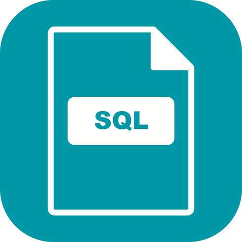 Ícone do vetor SQL