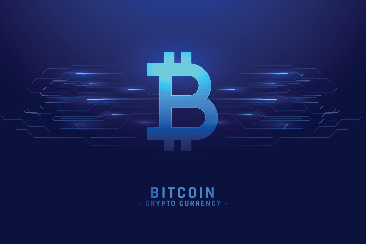 digital bitcoin criptomoeda tecnologia fundo vetor