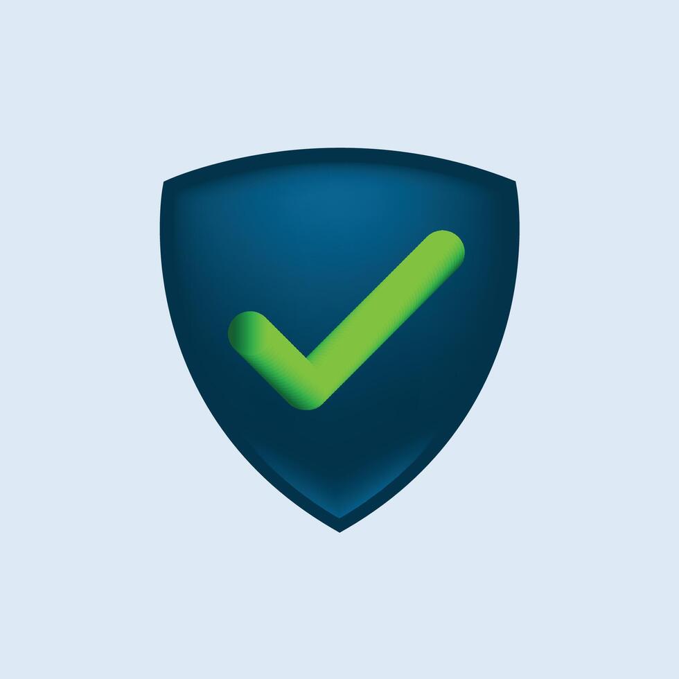 certificado segurança escudo logotipo moderno elemento para cyber segurança vetor