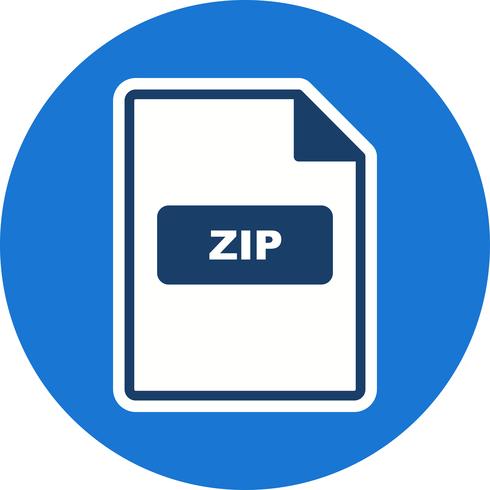 Ícone de vetor ZIP