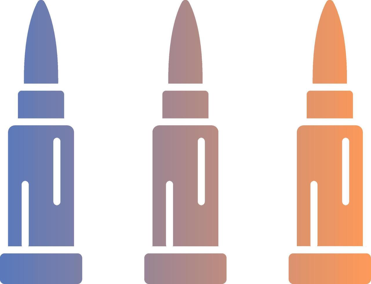ícone de gradiente de balas vetor