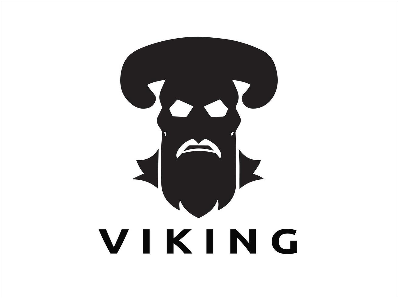 viking logotipo Projeto ícone símbolo vetor modelo. humano viking logotipo vetor.