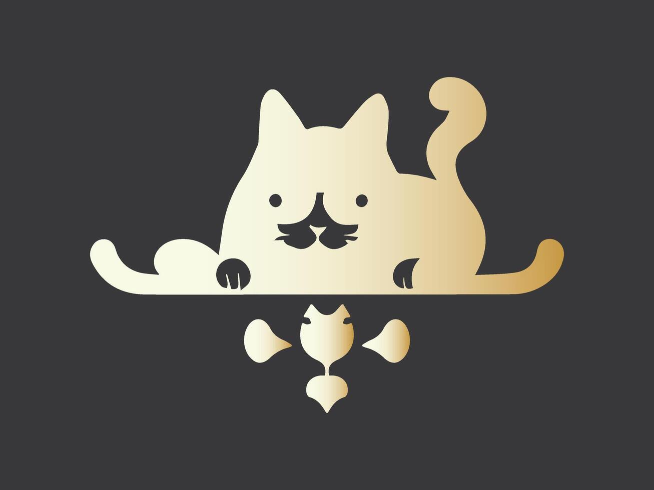 gato logotipo Projeto ícone símbolo vetor modelo