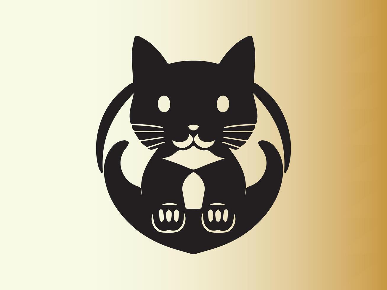gato logotipo Projeto ícone símbolo vetor modelo
