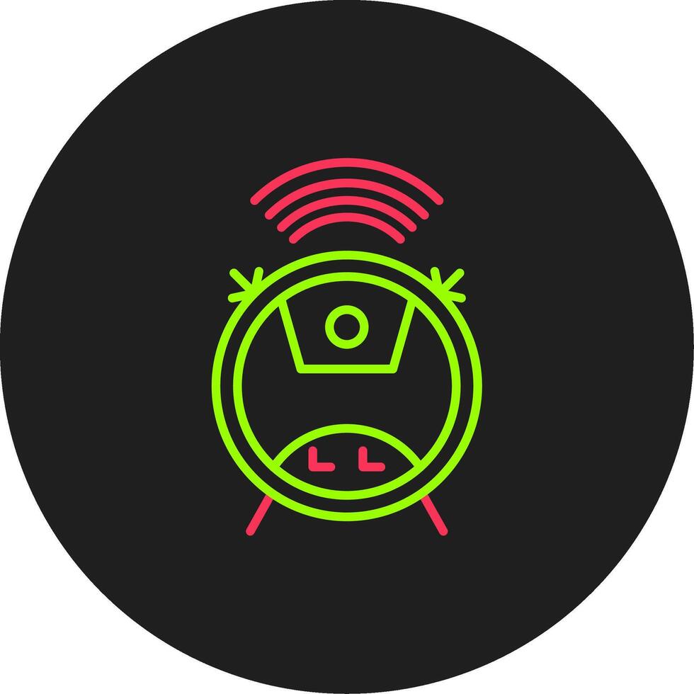 ícone de círculo de glifo wi-fi vetor