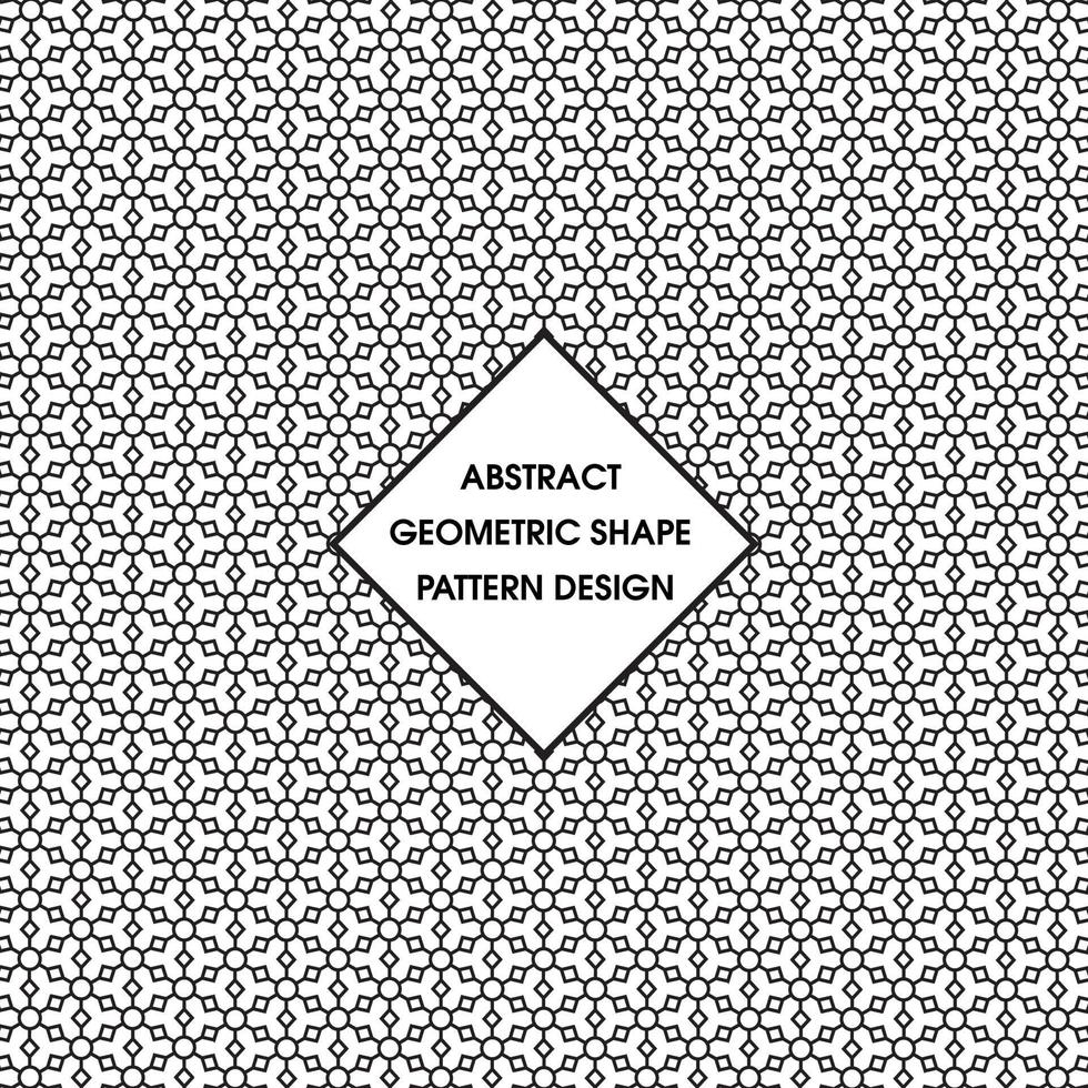 abstrato geométrico padrão sem emenda desenho vetorial de fundo vetor