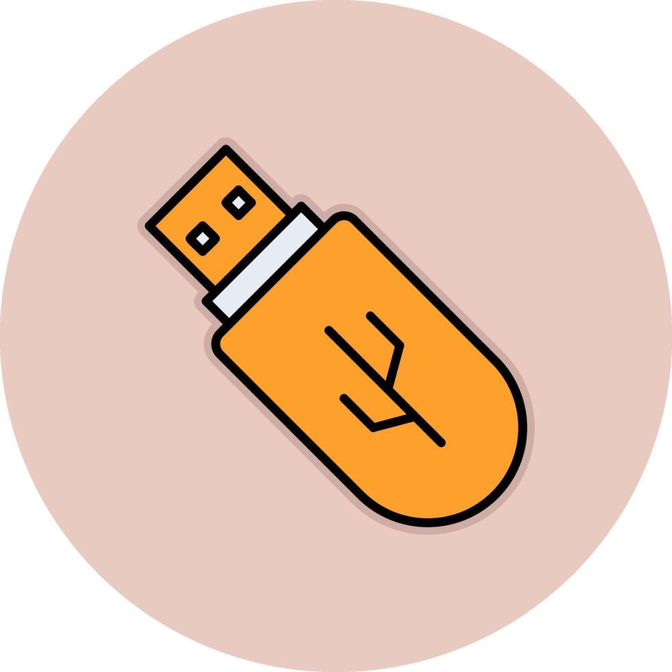 USB vecto ícone vetor
