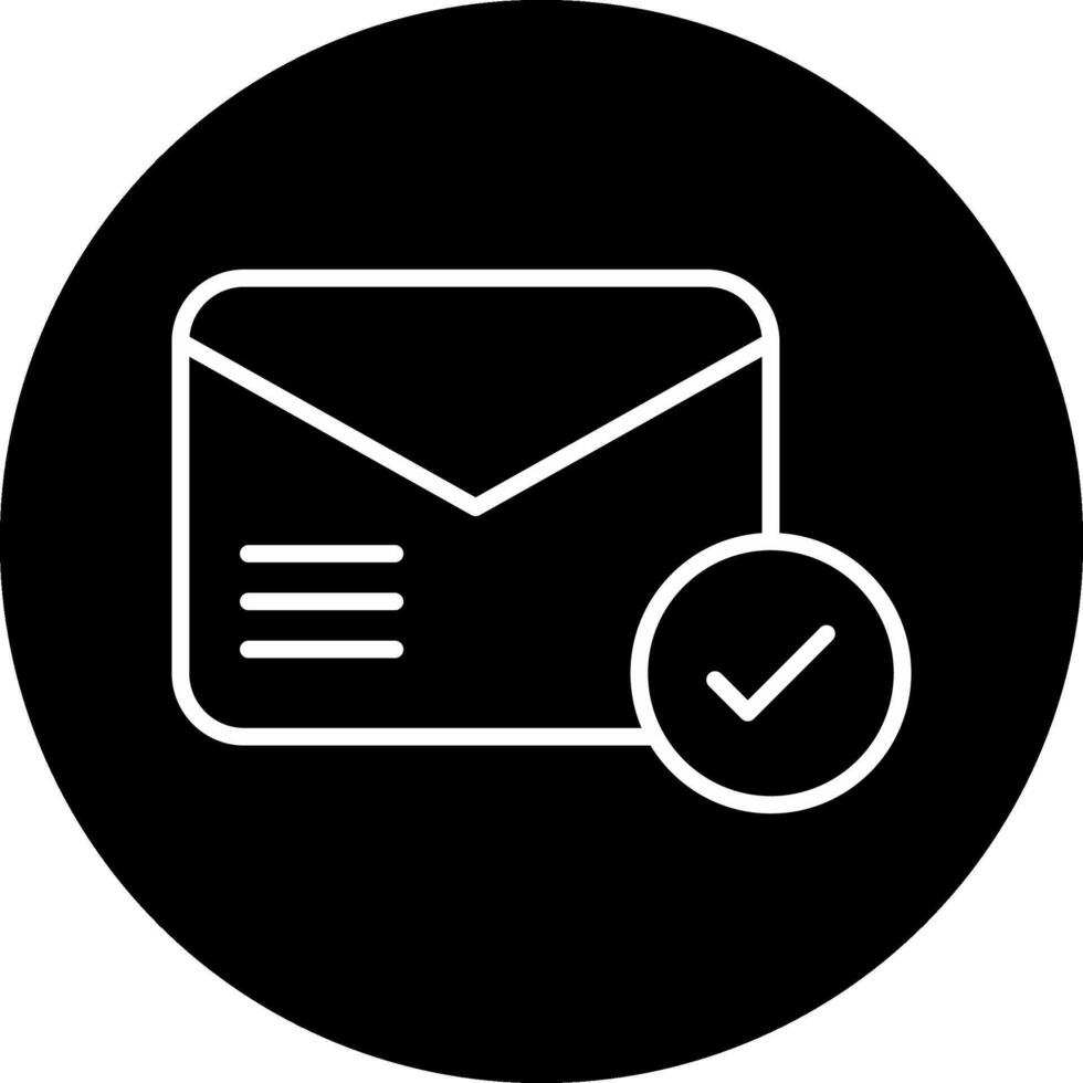 o email entregue vecto ícone vetor