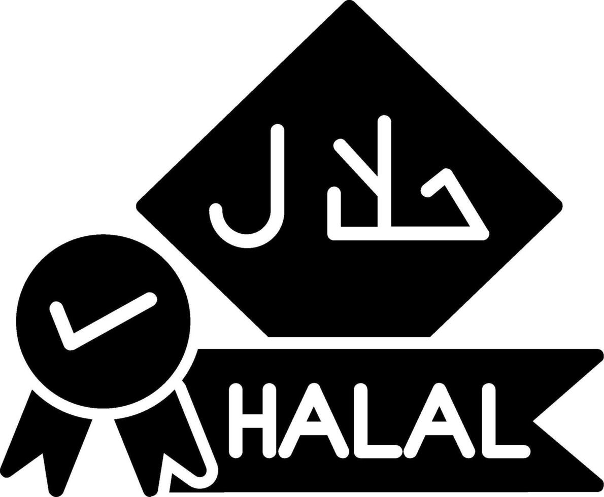 ícone de vetor halal