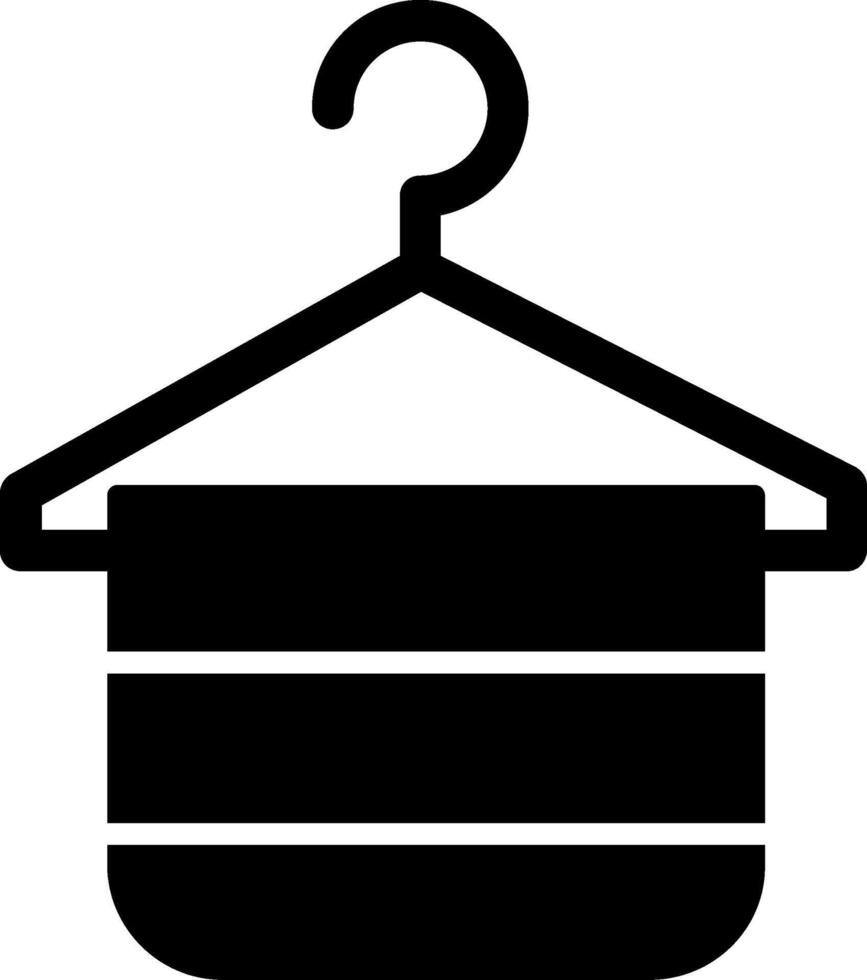 ícone de vetor de cabide