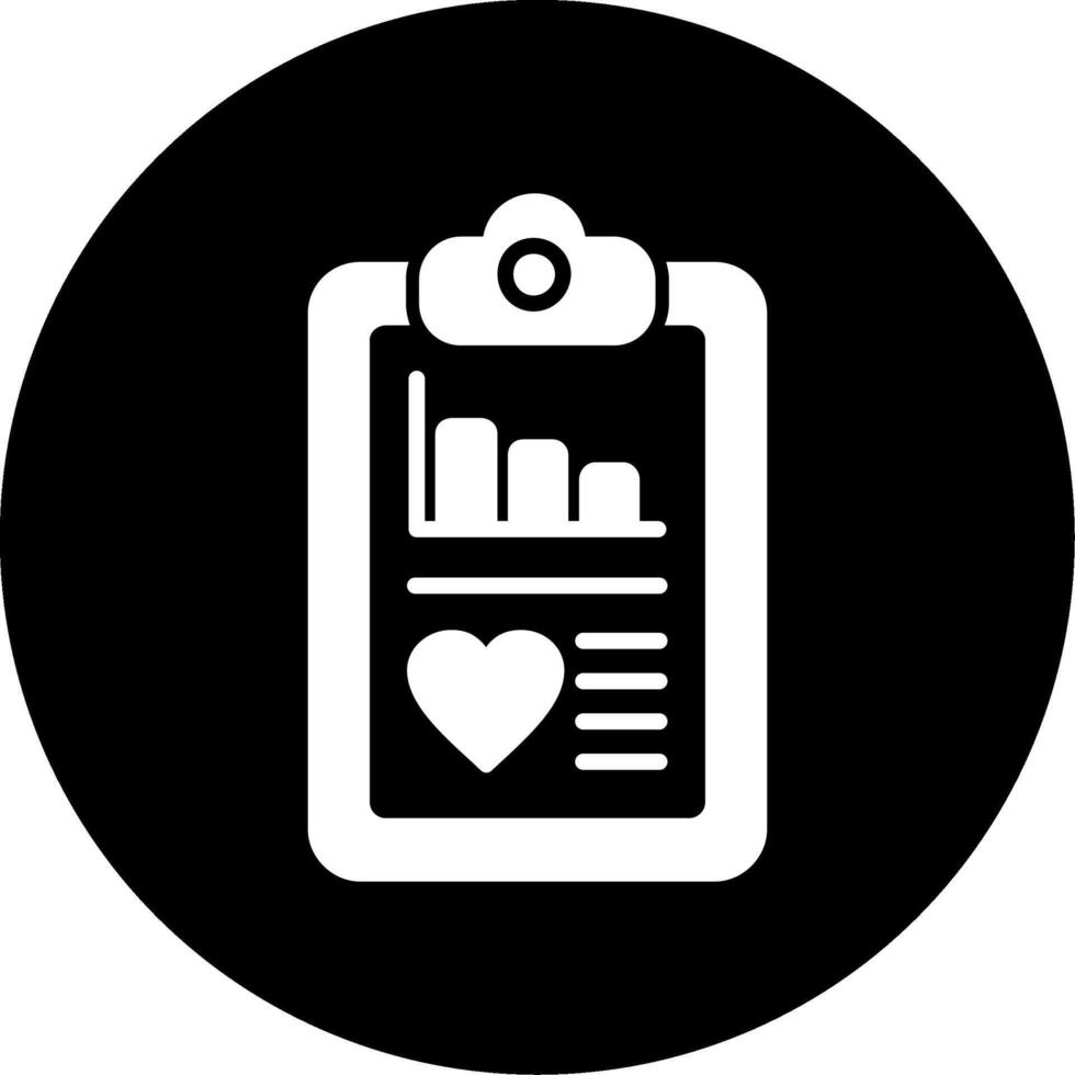 saúde relatório vetor ícone