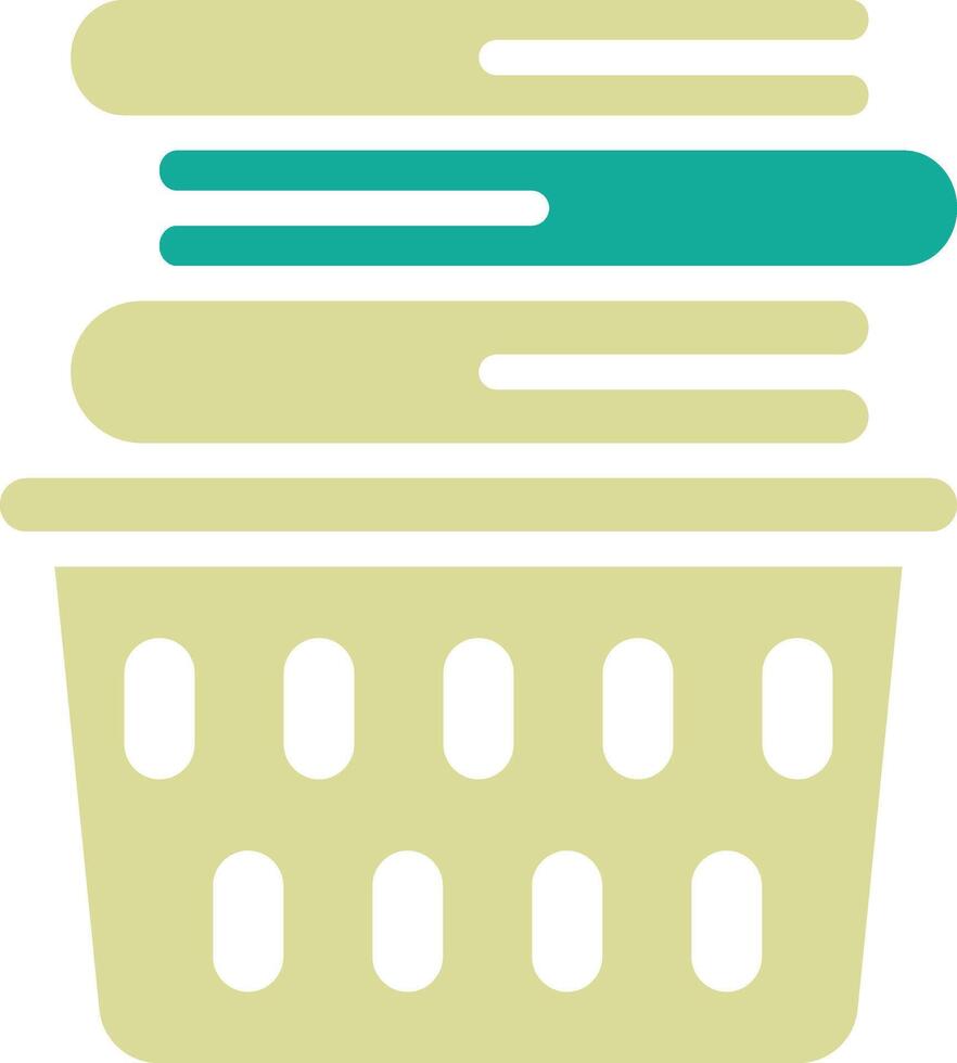 ícone de vetor de cesta de lavanderia