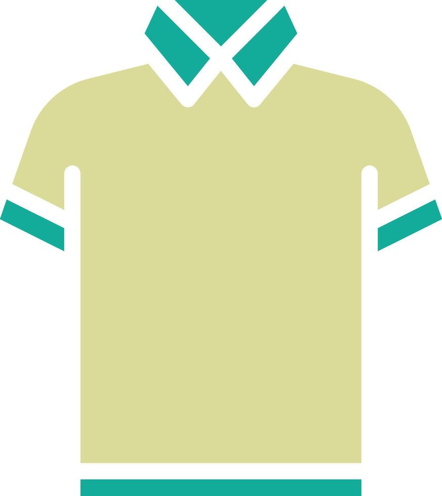 ícone de vetor de camisa polo