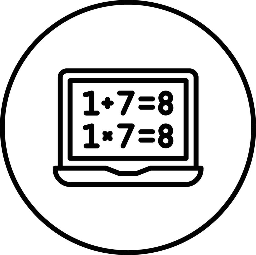 conectados Matemáticas vetor ícone