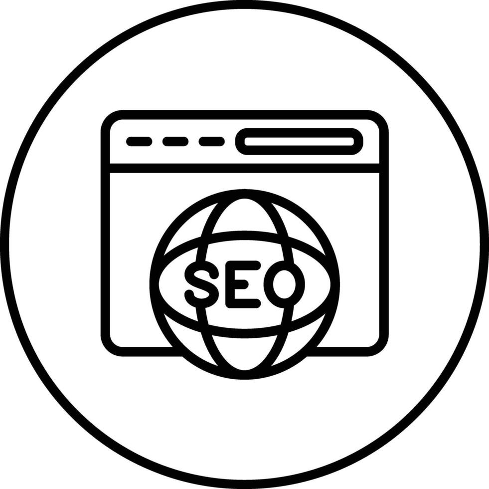 internacional seo vetor ícone