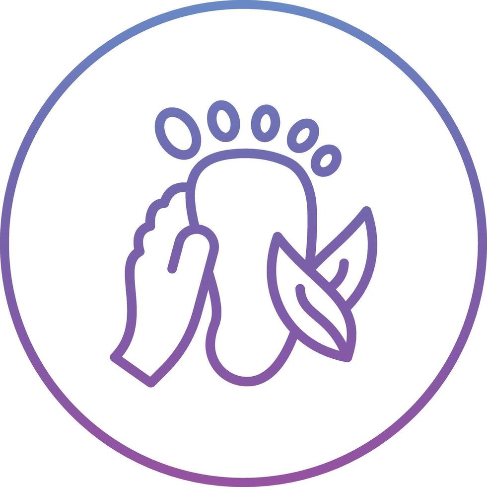 ícone de vetor de spa para os pés