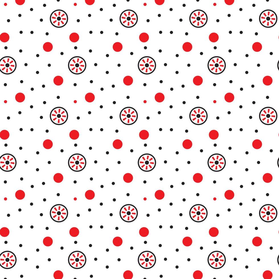 ilustração em vetor papel de parede de padrão de bolinhas de bolinhas
