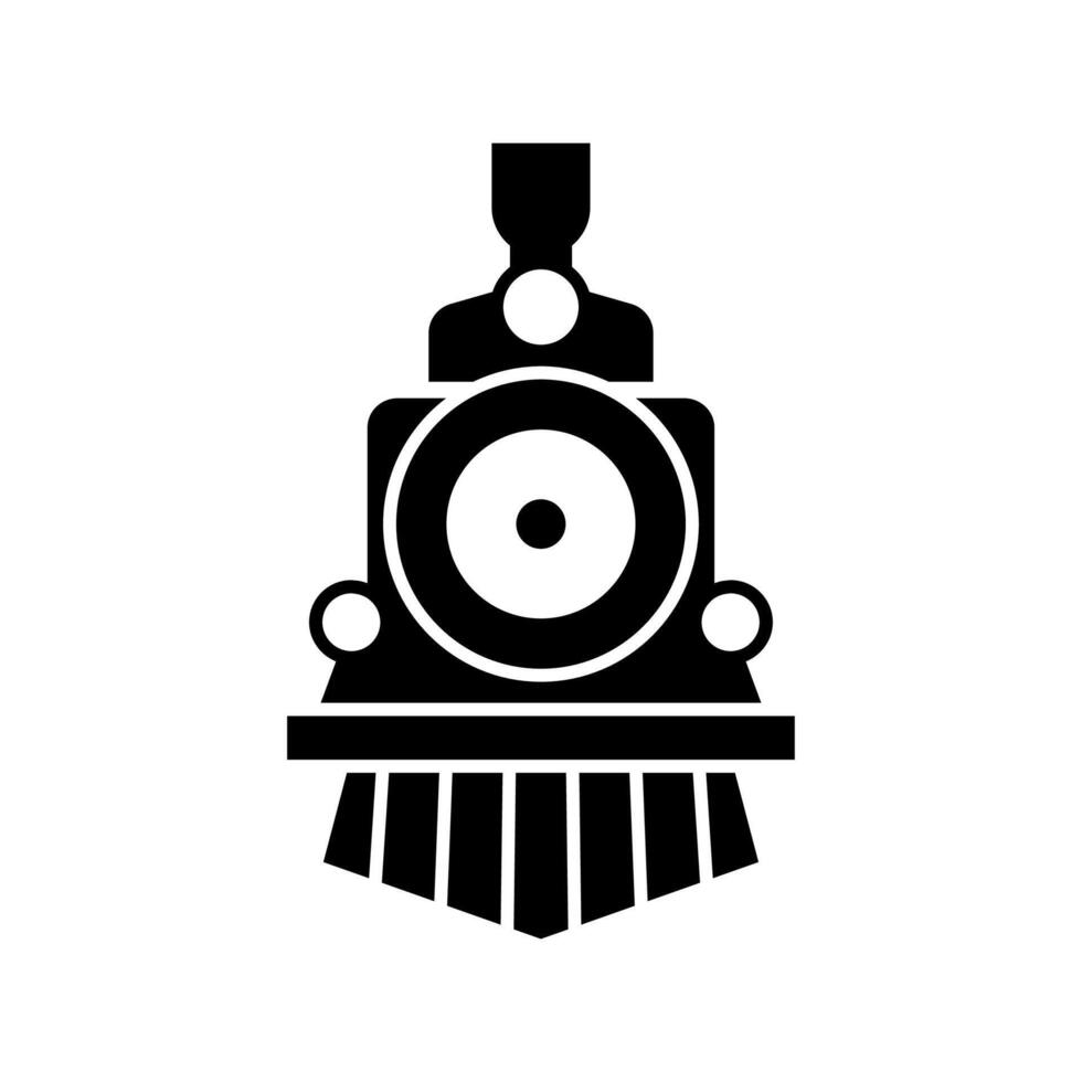 velho locomotiva trem máquina logotipo Projeto vetor