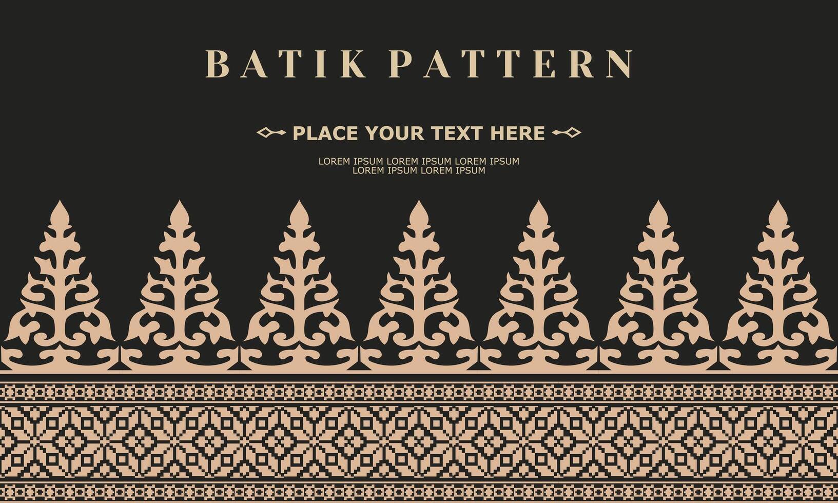 enfeite vetor padronizar tradicional Projeto batik padronizar